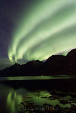 Observación y fotografía de auroras boreales en Noruega, otoño 2020